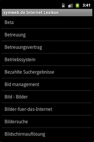 Internet-Lexikon von symweb.de