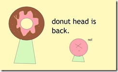 donut head is back
