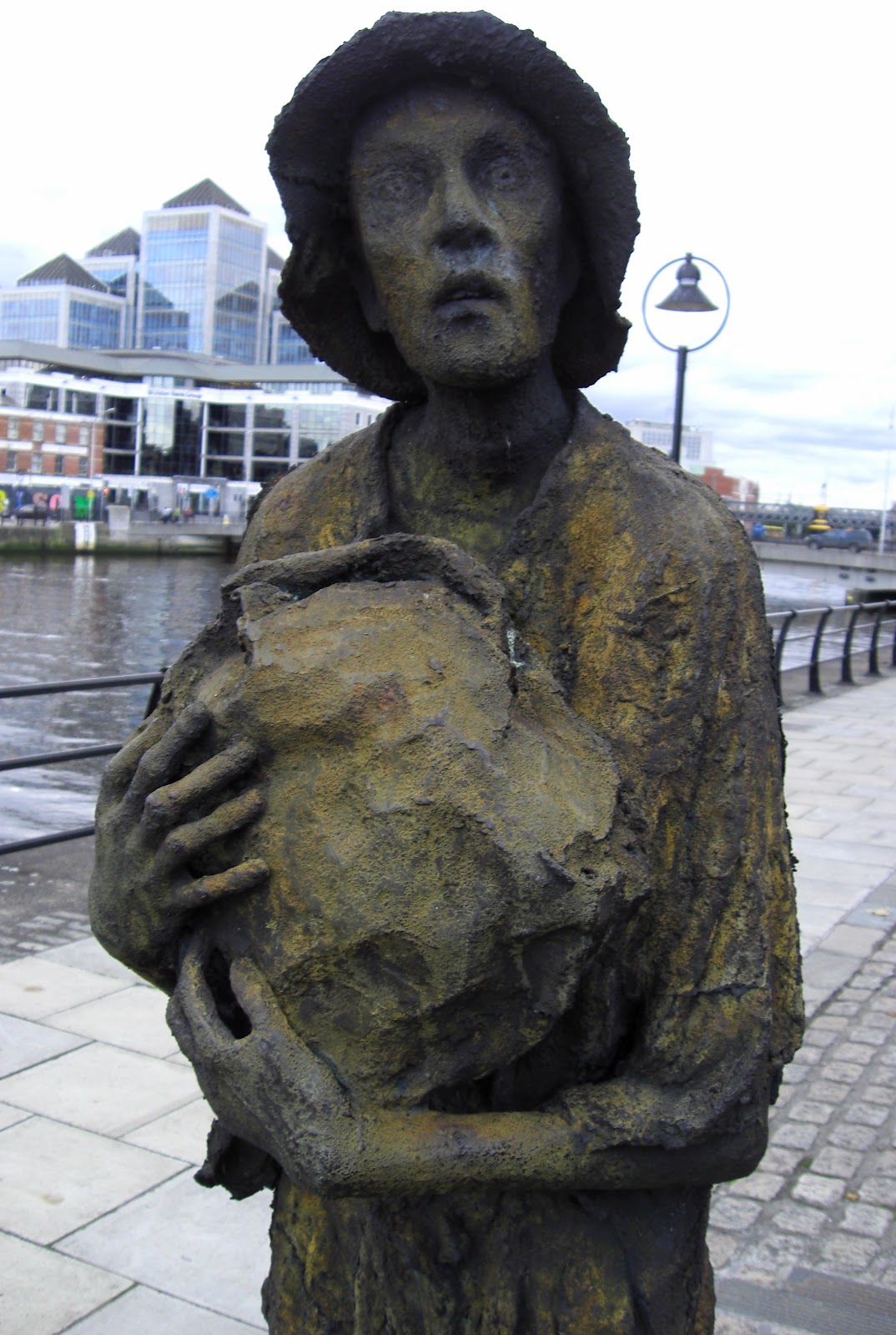 Irish Potato Famine Memorial in Dublin Dale Zak