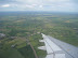 *View of Irish country side from plane to Dublin