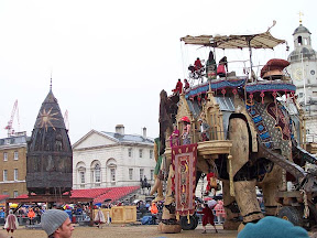 The Sultan's Elephant and spaceship