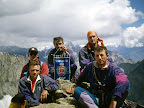 HindoKush - Cima-Asso (5100m) Foto di gruppo sulla cima