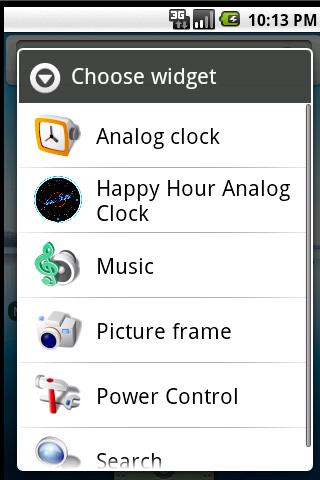 Happy Hour Clock Widget