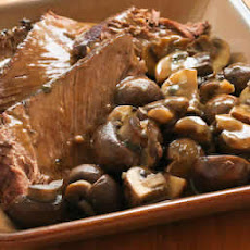 Stove-top Pot Roast Recipe with Mushrooms and Sage