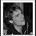 Zak Bunce emotes on a lead vocal at Michigan Legacy Arts Park, Crystal Mt., Summer 2008.