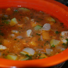 Moroccan Chicken and Couscous Soup
