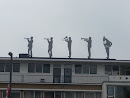 Music Figures On The Roof