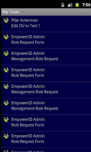 My EmpowerID Task List