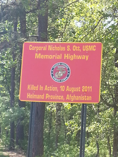Corporal Nicholas S Ott Memorial Highway