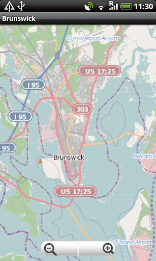 Brunswick Street Map