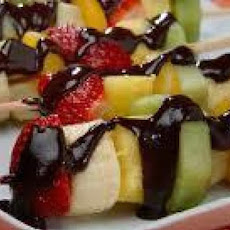 Dark Chocolate Fruit Kabobs