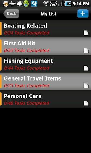 FISHING PLANNER CHECKLIST