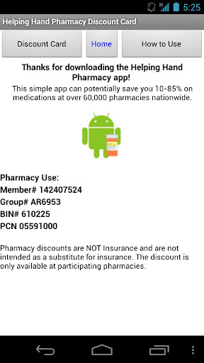 Helping Hand Rx Discount Card