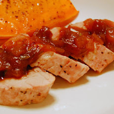 Pork Tenderloin With Balsamic-Cranberry Sauce