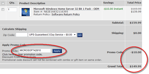 newegg promo codes