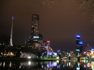 Melbourne by night