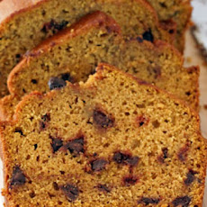 Peanut Butter Pumpkin Chocolate Chip Bread