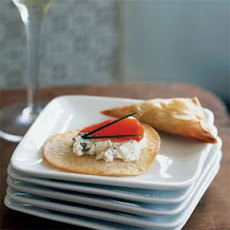 Mini Smoked Salmon Pizzas