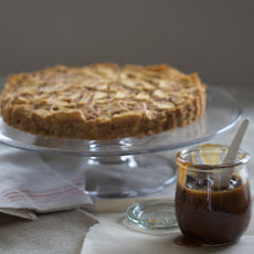 Seriously Simple Apple Tart with Hot Buttered Rum Raisin Sauce