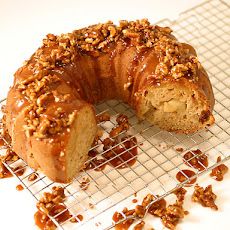 Caramel, Apple, Pecan Cake
