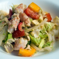 Lobster and Hearts of Palm Salad with Avocado Buttermilk Dressing