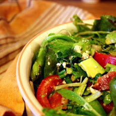 Classic Chopped Salad with Bacon & Avocado with Blue Cheese Vinaigrette