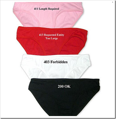 underwear for geek girlfriend http codes