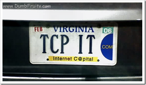 tcp ip network licence plate