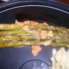 Easy Creamy Baked Asparagus (Gluten Free)