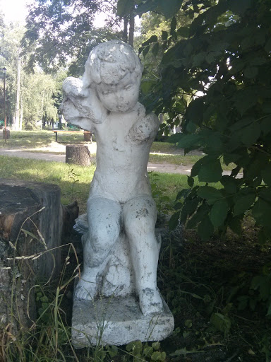 Sad Girl Statue