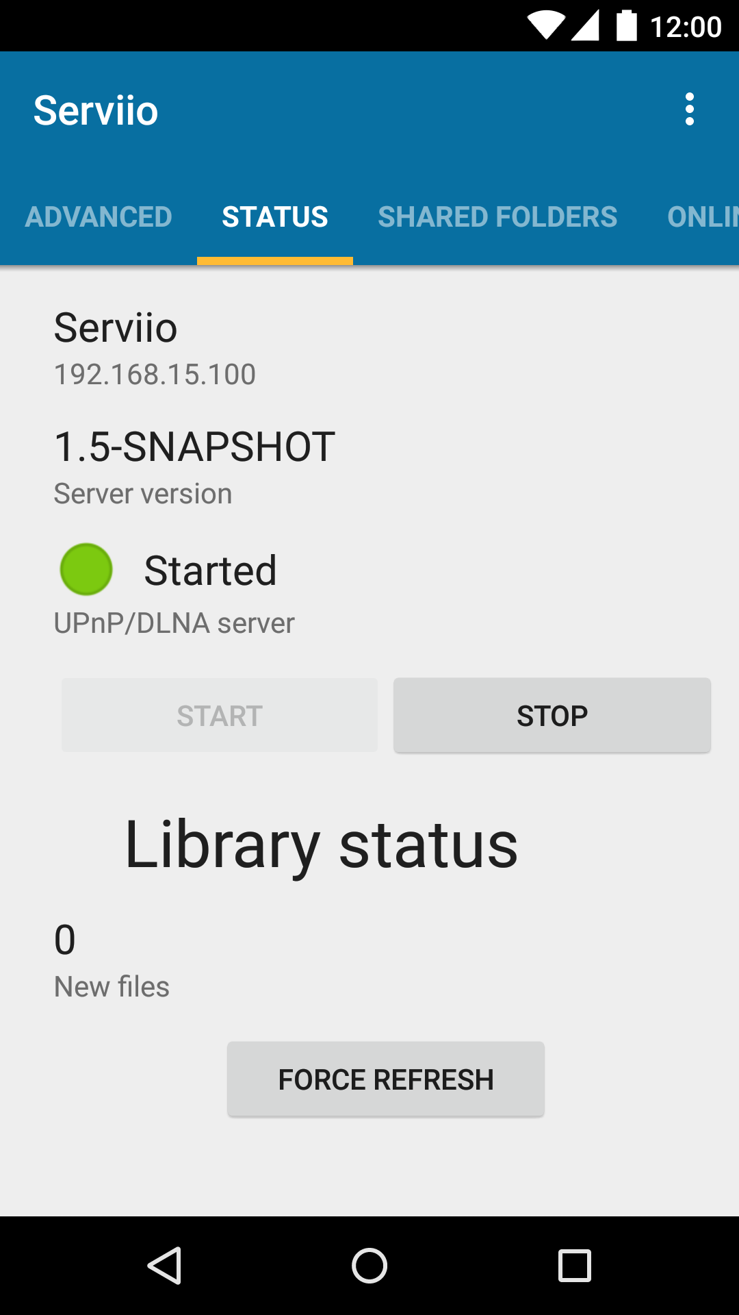 Android application ServiiDroid Donate Key screenshort