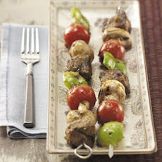 Sesame Beef 'n' Veggie Kabobs Recipe