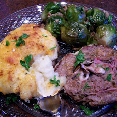 Meatloaf Rolled With Ham , Cheese & Shrooms