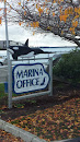 Des Moines Marina Office Sign
