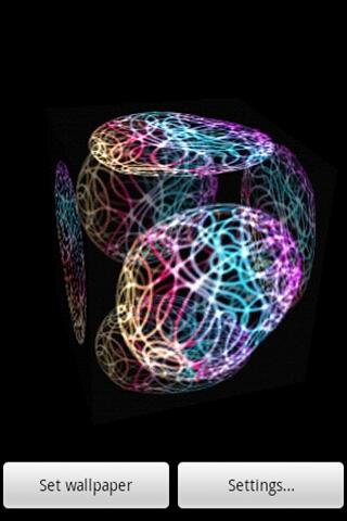無料个人化Appの3Dのカラフルなリング|記事Game