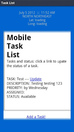 Mobile Task List