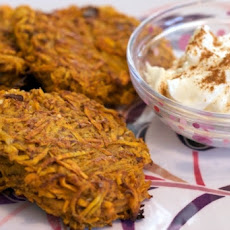 North African Sweet Potato Pancakes