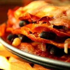 Sonoran Black Bean & Corn Enchiladas