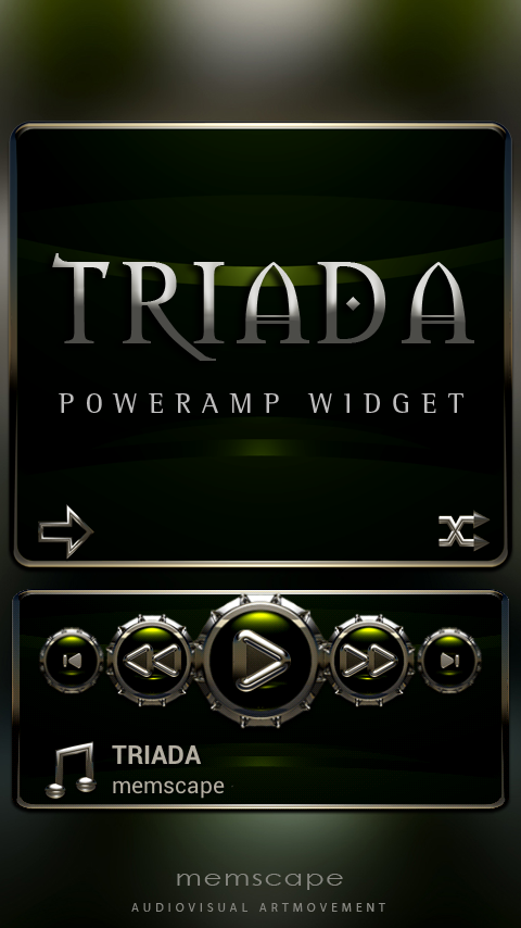 Android application Poweramp Widget TRIADA screenshort