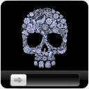 Flower Skull GO Locker mobile app icon
