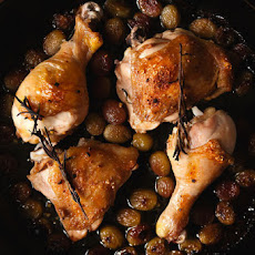 Simple Roasted Grape Chicken