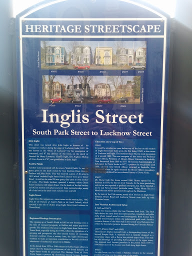 Inglis Street Heritage Streetscape