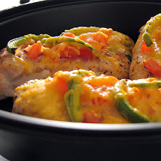 Chili Chicken With Avocado Sauce