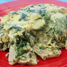 Spinach Onion Souffle