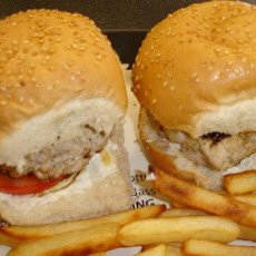 Apple and Ginger Pork Burgers (Reduced Fat)