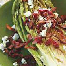 Guy's Grilled Romaine with Bacon-Blue Cheese Vinaigrette