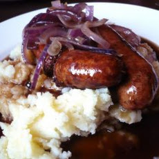 Bangers and Mash With Onion Gravy Recipe