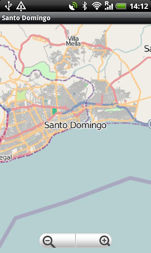 Santo Domingo Street Map