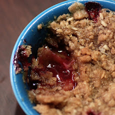 Cherry Crisp Using Fresh/Frozen Cherries