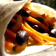 Yam and Black Bean Wraps (Louisiana)